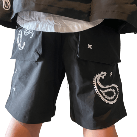 EPTM/Paisley SHORTS "BLACK"  (SET UP)