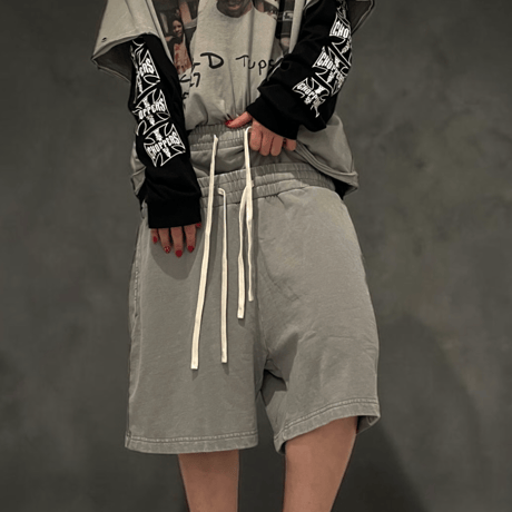 Mismatch NYC/Wwaist Washed Shorts  "Vintage Gray"