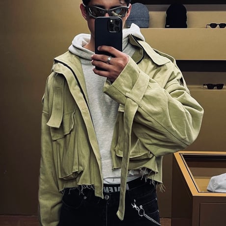 MNML/Cropped M65 Jacket "OLIVE"