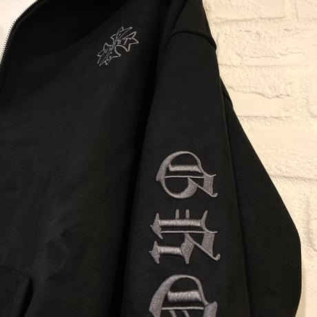ByTheR/ Suede Short Zip Hoodie