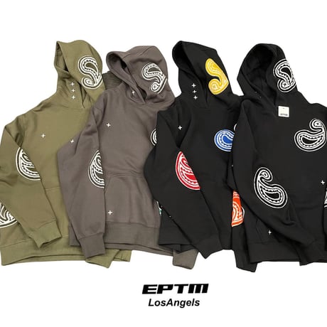 EPTM/PAISLEY  HOODIE ”charcoal”