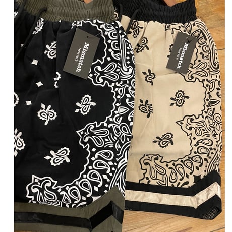 Mismatch NYC/BANDANA Shorts  CREAM
