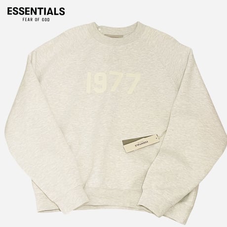 ESSENTIALS by Fear of God /1977 Crewneck "OFF WHITE"