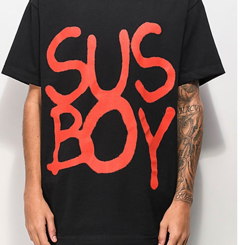 SUS BOY/LOGO Anarchy Tshirts BLACK | BINGOSTAR