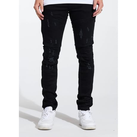 Crysp Denim/Black  KURT  denim　”221-116"