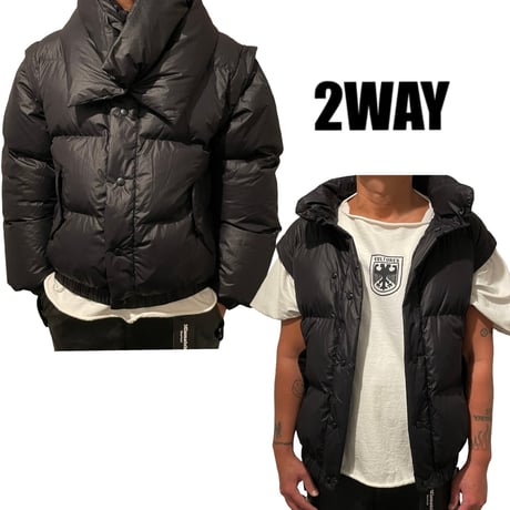 Mismatch NYC/2way Short Puffer Jacket