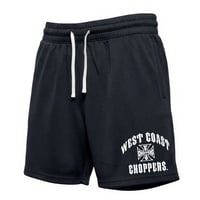 West Coast Choppers/ Logo Mesh Shorts"BLACK"
