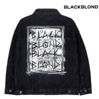 BLACK BLOND/DISORDER  DENIM JACKET