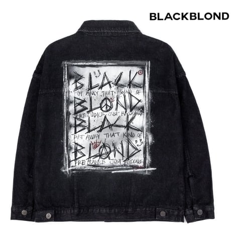 BLACK BLOND/DISORDER  DENIM JACKET