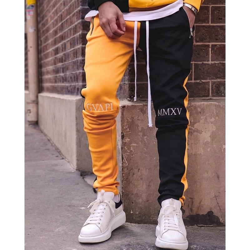 パンツ guapi GUAPI ALL BLACK SUPER STACKED LEATHER PANT | KingStar