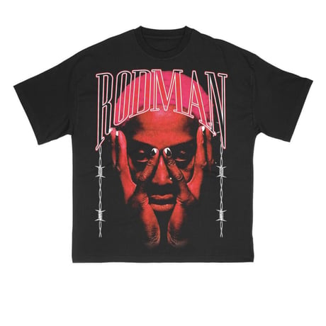 RODMAN official brand/Barwire Pink Tshirts
