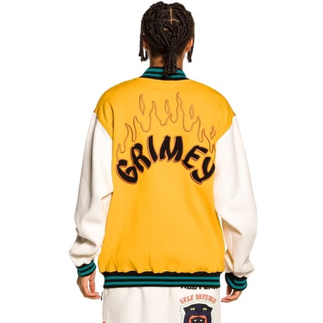 GRMY/ZIP UP  Baseball Jacket  "BRICK"