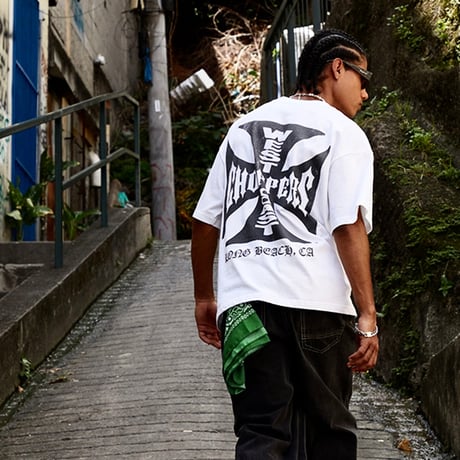 West Coast Choppers/ W.C.C Logo Tshirts "WHITE"