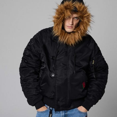 GRMY/ THE PLANET N-2B FLIGHT JACKET "BLACK"