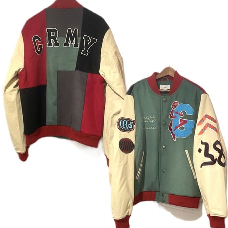 GRMY/WOOL Baseball Jacket "GREEN"