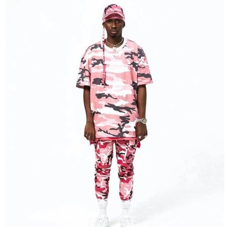 FNTY/Oversized Camo Tee ピンク