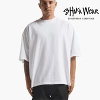 Shaka Wear/ HeavyWeight Boxy Tee " White"