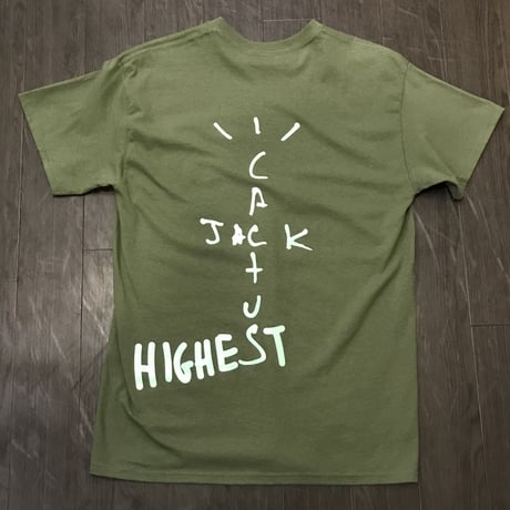 Nike × Travis Scott /Cactus Jack JORDAN  Tshirts "OLIVE"
