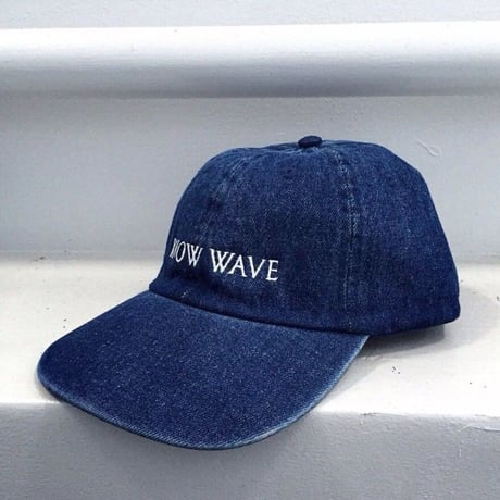 Know Wave/Logo cap BLUE denim