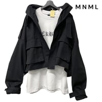 MNML/Cropped M65 Jacket "BLACK"