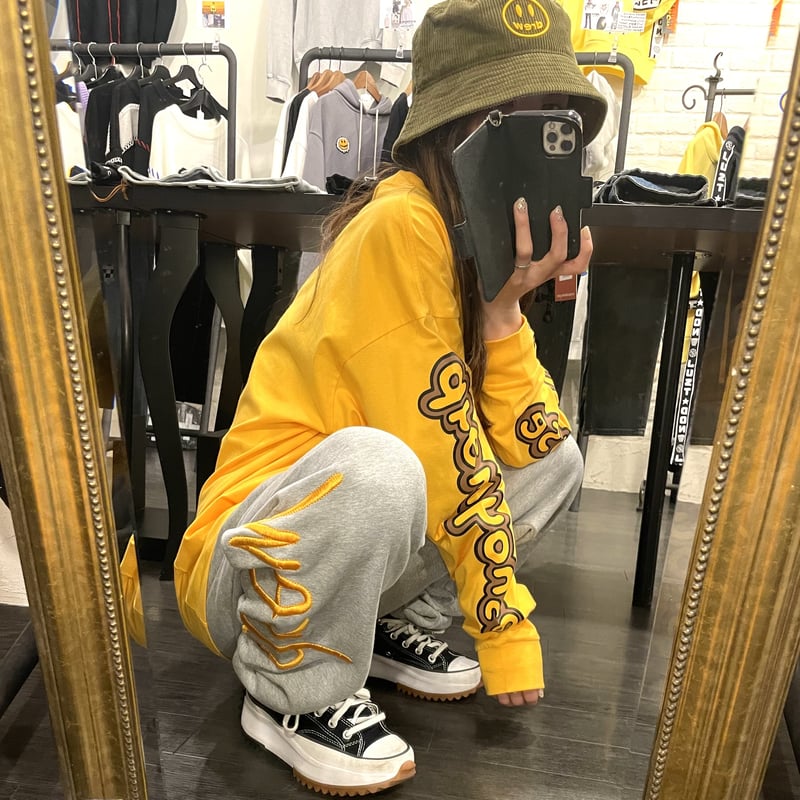 Drew House/LOGO Longsleeve YELLOW | BINGOSTAR ・ Drew House/LOGO Longsleeve YELLOW | BINGOSTAR ・