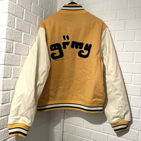 GRMY/WOOL Baseball Jacket "YELLOW"