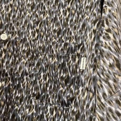SAINT PAIN/Small Leopard Shirts BLUE