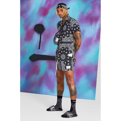 BOOHOO × Migos /BANDANA Set Up  BLACK