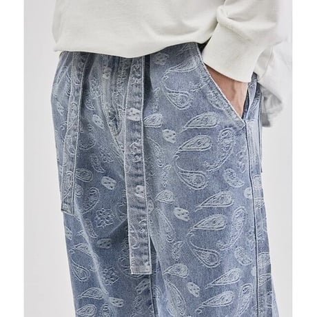 WOSS.official/ BANDANA denim pants