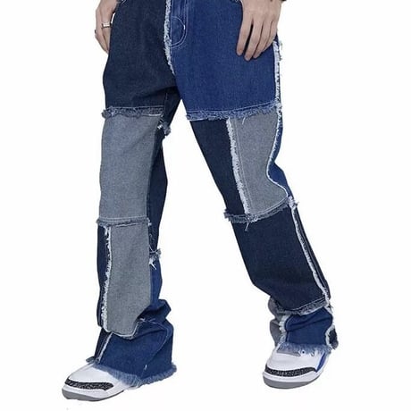 Mismatch NYC/Patchwork Denim  pants