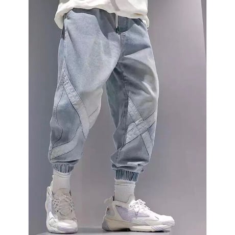 WOSS.official/Cross サルエルデニム  Blue
