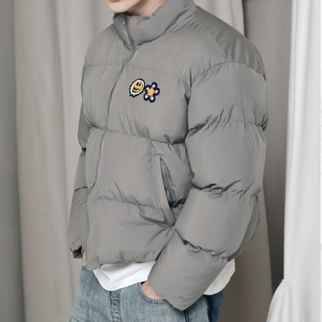 MISTER CHILD/smile Puffer Jacket "GREY"