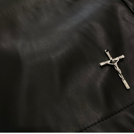 Mismatch NYC/Leather Christ Shorts (Set Up)