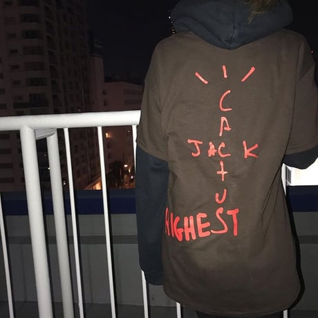 Nike × Travis Scott /Cactus Jack JORDAN  Tshirts "BROWN"
