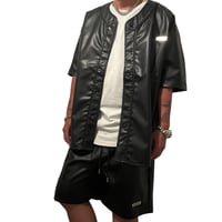 Mismatch NYC/Lether baseball Shirts (Set Up)