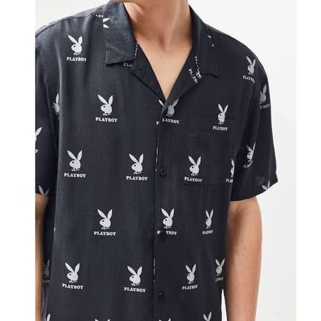 US限定　PLAY BOY/ALOHA SHIRTS  BLACK
