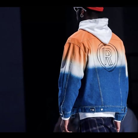 WOSS.official/Tie dye denim jacket