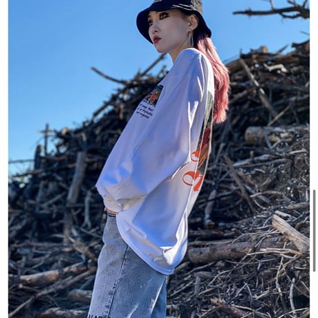 Black Blond/BBD INFERNO LongSleeve Tshirts (WHITE)