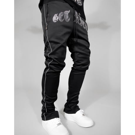 GUAPI/ BLACK ”GET RICH” Track pants