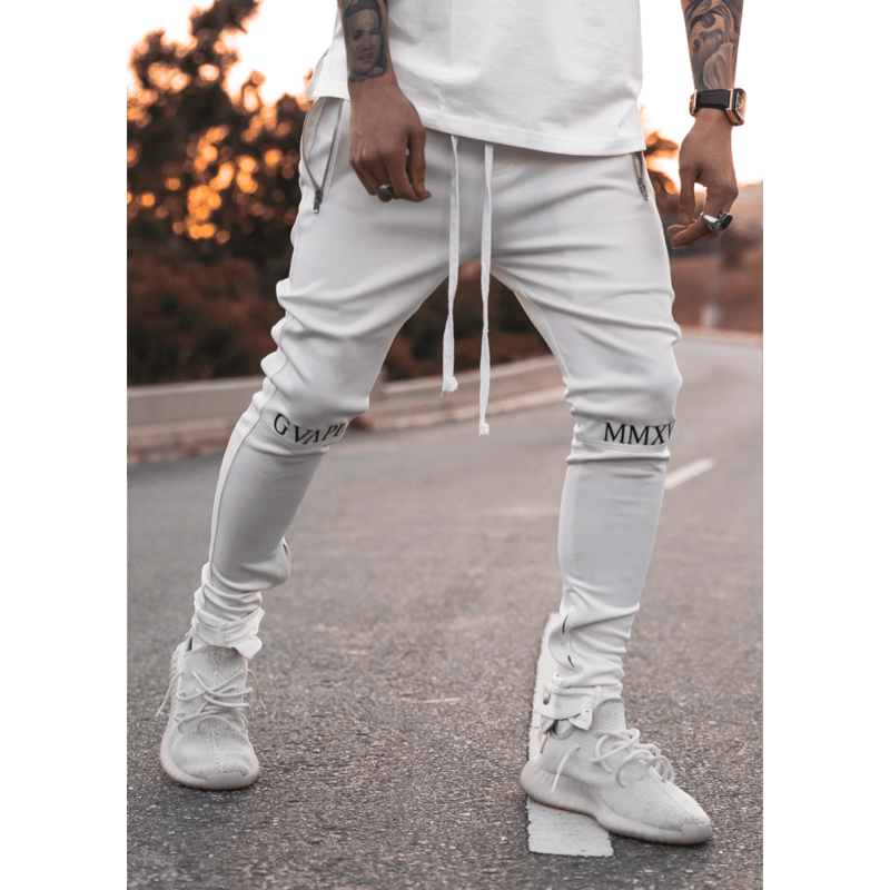 GUAPI/FUSION Track Pants WHITE | BINGOSTAR ・ ビン