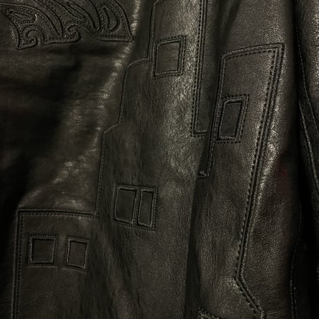 GRMY/ LEATHER CITY Puffy Jacket