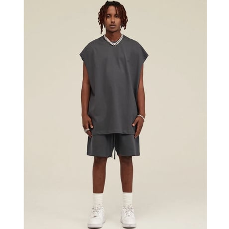 Mismatch NYC/Oversize CutOff "DARK GRAY"