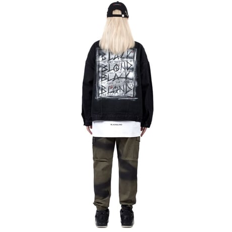 BLACK BLOND/DISORDER  DENIM JACKET