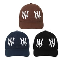 SUBLIMATION/ Reverse NY Cap (Black/denim/Brown)