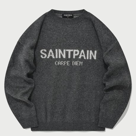 SAINT PAIN/LOGO Knit