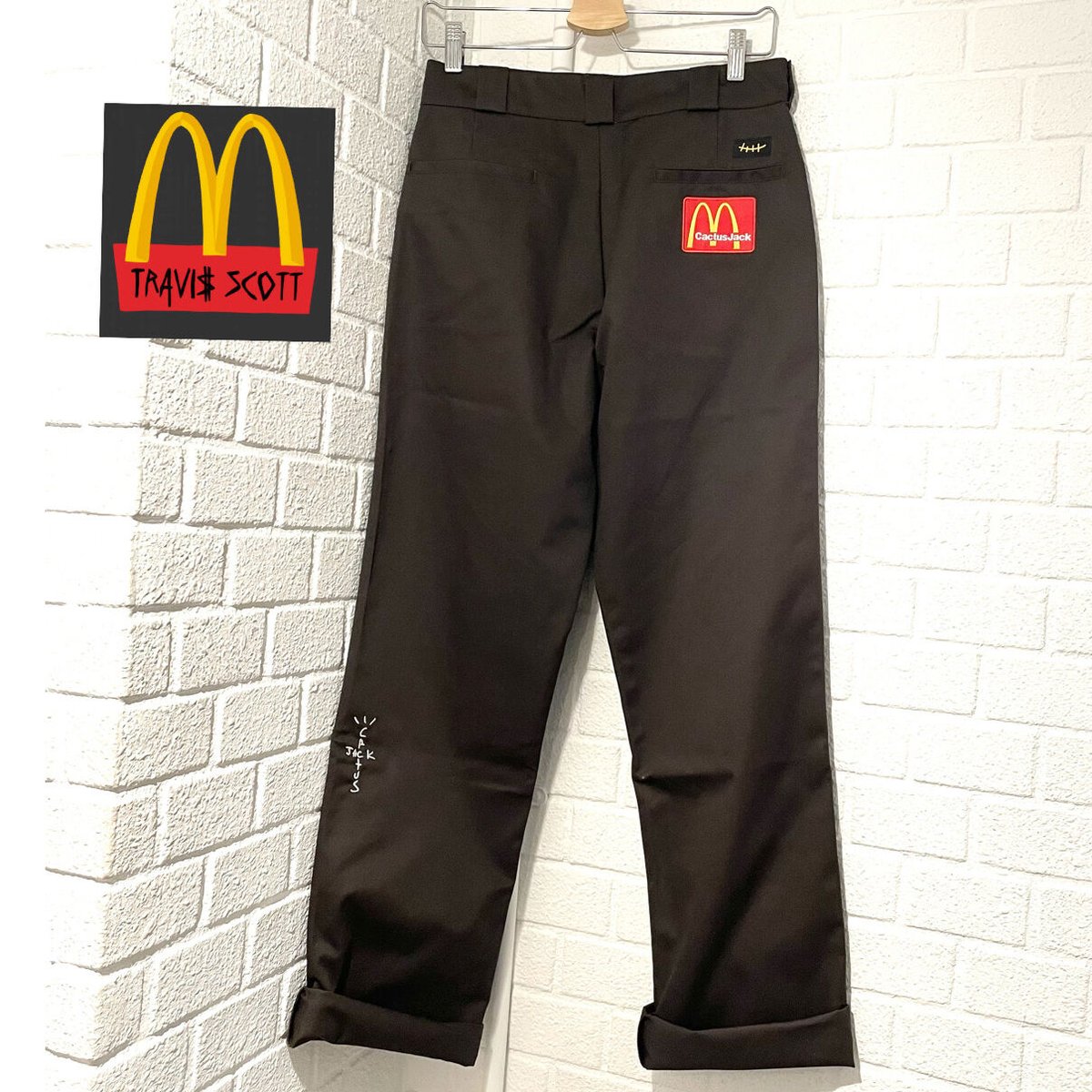 Mcdonalds × Travis Scott /Cactus Jack work pant