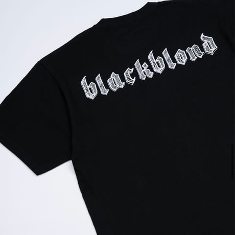 BLACK BLOND/Sketch Logo Tee BLACK