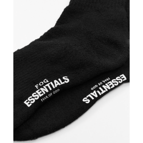 Fear Of God  FOG Essentials/Graphic Socks  BLACK