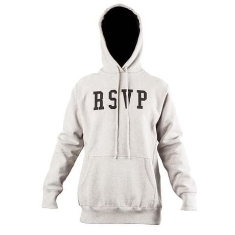 RSVP gallery/logo フーディー　グレー