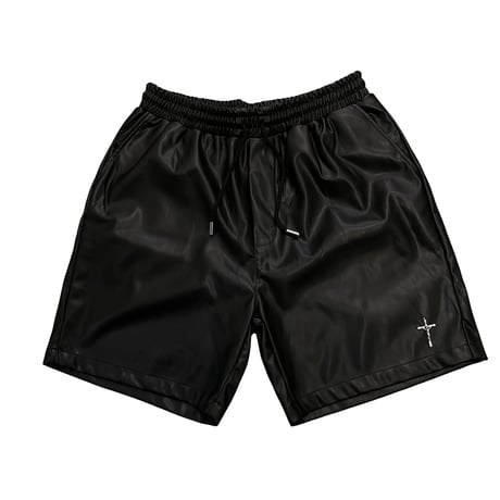 Mismatch NYC/Leather Christ Shorts (Set Up)